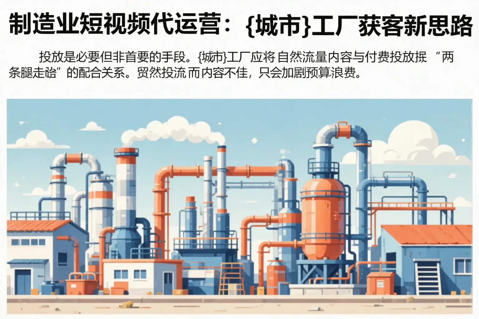 制造业短视频代运营:隆子工厂获客新思路